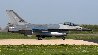 Photo ID 93117 by Jan Eenling. Netherlands Air Force General Dynamics F 16AM Fighting Falcon, J 062