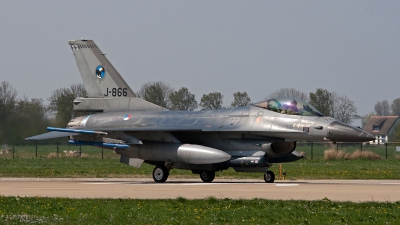 Photo ID 93118 by Jan Eenling. Netherlands Air Force General Dynamics F 16AM Fighting Falcon, J 866