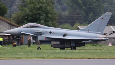 Photo ID 93171 by Andreas Weber. Germany Air Force Eurofighter EF 2000 Typhoon S, 31 16