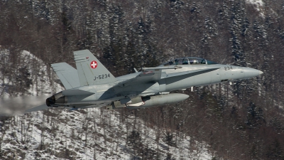 Photo ID 93016 by Frank Noort. Switzerland Air Force McDonnell Douglas F A 18D Hornet, J 5234