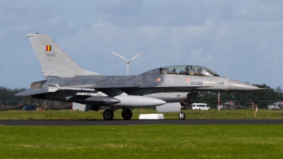 Photo ID 93327 by Sander Meijering. Belgium Air Force General Dynamics F 16BM Fighting Falcon, FB 22