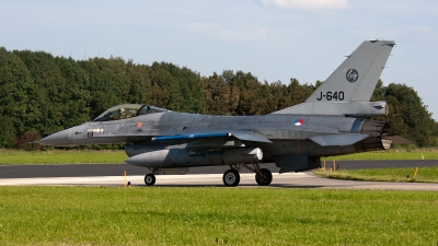 Photo ID 94200 by Jan Eenling. Netherlands Air Force General Dynamics F 16AM Fighting Falcon, J 640
