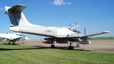 Photo ID 12089 by Martin Kubo. Argentina Air Force FMA IA 58A Pucara, A 551