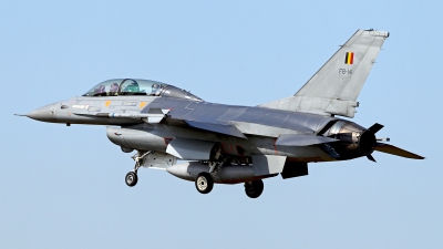 Photo ID 95050 by Carl Brent. Belgium Air Force General Dynamics F 16BM Fighting Falcon, FB 14
