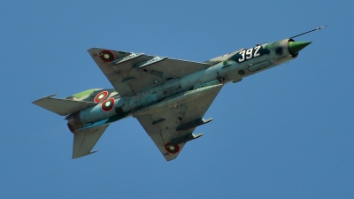 Photo ID 95850 by Radim Spalek. Bulgaria Air Force Mikoyan Gurevich MiG 21bis, 392