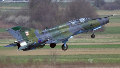 Photo ID 95664 by Chris Lofting. Croatia Air Force Mikoyan Gurevich MiG 21UM, 166