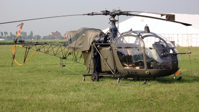 Photo ID 97495 by Jan Eenling. Belgium Army Sud Aviation SA 318C Alouette II, A65
