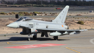 Photo ID 97481 by Lars Kitschke. Spain Air Force Eurofighter C 16 Typhoon EF 2000S, C 16 43