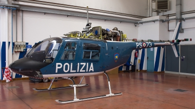 Photo ID 97740 by Roberto Bianchi. Italy Polizia Agusta Bell AB 206B 3 JetRanger III, PS 73