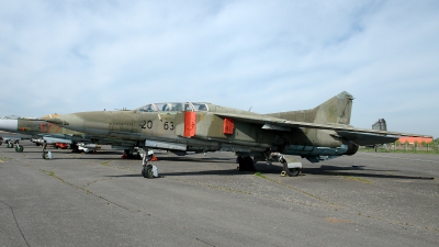 Photo ID 98335 by Günther Feniuk. Germany Air Force Mikoyan Gurevich MiG 23UB, 20 63