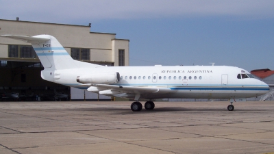 Photo ID 12631 by Martin Kubo. Argentina Government Fokker F 28 1000 Fellowship, T 03
