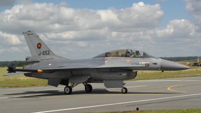 Photo ID 101022 by Peter Boschert. Netherlands Air Force General Dynamics F 16BM Fighting Falcon, J 653