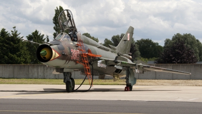 Photo ID 101328 by Niels Roman / VORTEX-images. Poland Air Force Sukhoi Su 22M4 Fitter K, 3819