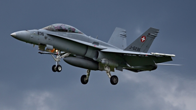 Photo ID 101861 by Mathias Grägel - GME-AirFoto. Switzerland Air Force McDonnell Douglas F A 18D Hornet, J 5236