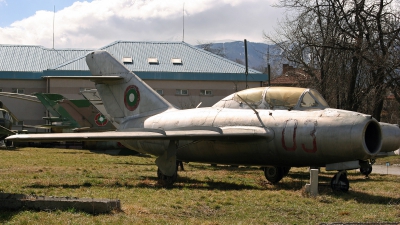 Photo ID 104009 by Kostas D. Pantios. Bulgaria Air Force Mikoyan Gurevich MiG 15UTI, 03