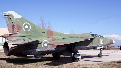 Photo ID 103208 by Kostas D. Pantios. Bulgaria Air Force Mikoyan Gurevich MiG 23UB, 021