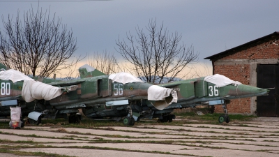 Photo ID 103961 by Kostas D. Pantios. Bulgaria Air Force Mikoyan Gurevich MiG 23BN, 56
