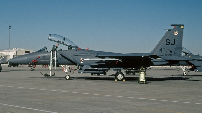 Photo ID 104559 by David F. Brown. USA Air Force McDonnell Douglas F 15E Strike Eagle, 89 0496
