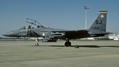 Photo ID 104561 by David F. Brown. USA Air Force McDonnell Douglas F 15E Strike Eagle, 89 0501