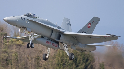 Photo ID 104855 by Andreas Weber. Switzerland Air Force McDonnell Douglas F A 18C Hornet, J 5007
