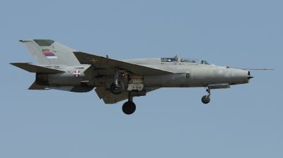 Photo ID 105597 by Florian Morasch. Serbia Air Force Mikoyan Gurevich MiG 21UM, 16178