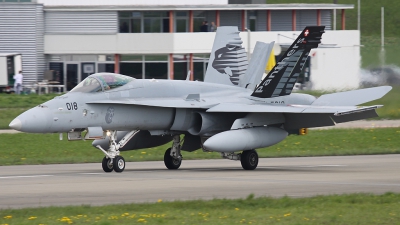 Photo ID 106014 by Andreas Weber. Switzerland Air Force McDonnell Douglas F A 18C Hornet, J 5018