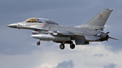 Photo ID 106631 by Niels Roman / VORTEX-images. Belgium Air Force General Dynamics F 16BM Fighting Falcon, FB 24