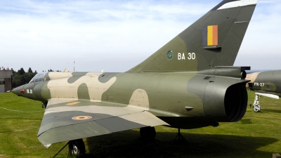 Photo ID 107710 by Joop de Groot. Belgium Air Force Dassault Mirage 5BA, BA30