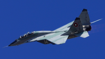 Photo ID 107699 by Lukas Kinneswenger. Bulgaria Air Force Mikoyan Gurevich MiG 29UB 9 51, 14