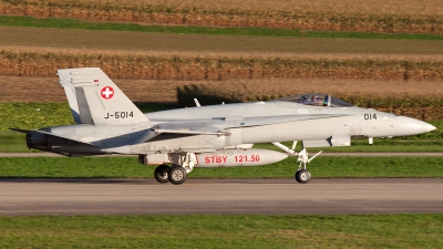 Photo ID 107697 by Karl-Heinz Krebs. Switzerland Air Force McDonnell Douglas F A 18C Hornet, J 5014