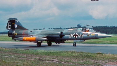 Photo ID 108032 by Eric Tammer. Germany Air Force Lockheed F 104G Starfighter, 21 80