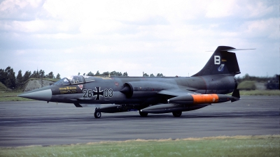 Photo ID 108523 by Alex Staruszkiewicz. Germany Air Force Lockheed F 104G Starfighter, 26 03