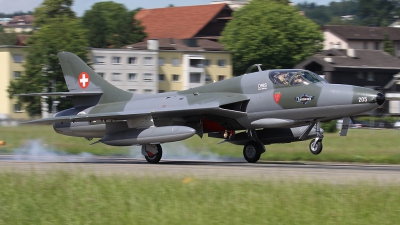 Photo ID 108886 by Andreas Weber. Private Fliegermuseum Altenrhein Hawker Hunter T68, HB RVP