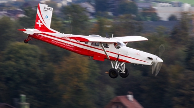 Photo ID 108999 by Mathias Grägel - GME-AirFoto. Switzerland Air Force Pilatus PC 6 B2 H2M 1 Turbo Porter, V 622
