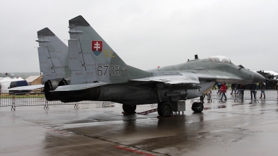 Photo ID 109070 by Walter Van Bel. Slovakia Air Force Mikoyan Gurevich MiG 29AS, 6728