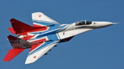 Photo ID 109380 by Jan Suchanek. Russia Air Force Mikoyan Gurevich MiG 29 9 13, 03 BLUE