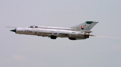 Photo ID 14290 by Andreas Zeitler - Flying-Wings. Slovakia Air Force Mikoyan Gurevich MiG 21MF, 7704