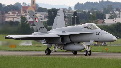 Photo ID 111060 by Andreas Weber. Switzerland Air Force McDonnell Douglas F A 18C Hornet, J 5019