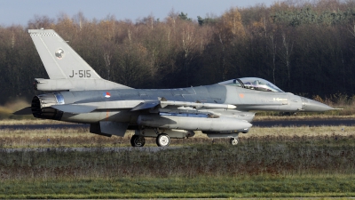 Photo ID 111137 by Joop de Groot. Netherlands Air Force General Dynamics F 16AM Fighting Falcon, J 515