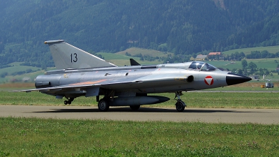 Photo ID 14528 by Jörg Pfeifer. Austria Air Force Saab J35Oe MkII Draken, 13