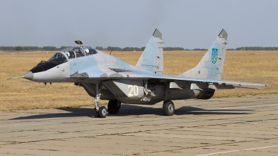 Photo ID 113209 by Chris Lofting. Ukraine Air Force Mikoyan Gurevich MiG 29UB 9 51,  