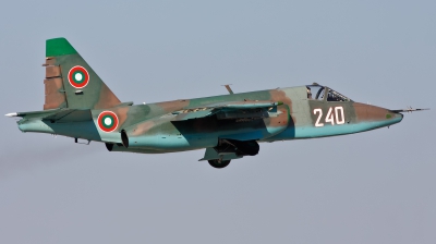 Photo ID 113335 by Jan Suchanek. Bulgaria Air Force Sukhoi Su 25K, 240