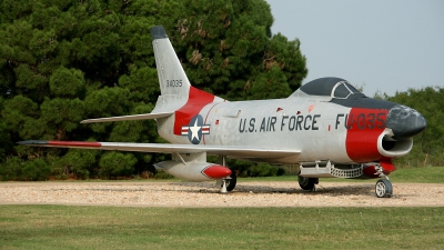 Photo ID 114330 by Paul Newbold. USA Air Force North American F 86L Sabre, 53 4035