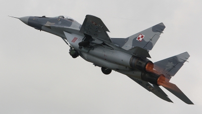Photo ID 114304 by Paul Newbold. Poland Air Force Mikoyan Gurevich MiG 29A 9 12A, 111