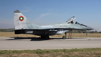 Photo ID 114418 by Stamatis Alipasalis. Bulgaria Air Force Mikoyan Gurevich MiG 29A 9 12A, 37