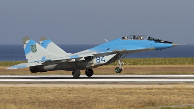 Photo ID 114414 by Chris Lofting. Ukraine Air Force Mikoyan Gurevich MiG 29UB 9 51,  