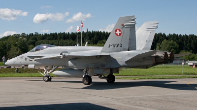 Photo ID 114827 by Andreas Weber. Switzerland Air Force McDonnell Douglas F A 18C Hornet, J 5010