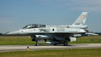 Photo ID 114870 by Thomas Ziegler - Aviation-Media. Poland Air Force General Dynamics F 16D Fighting Falcon, 4086
