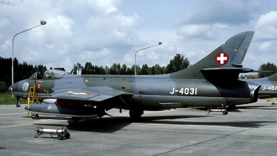 Photo ID 114973 by Joop de Groot. Switzerland Air Force Hawker Hunter F58, J 4031