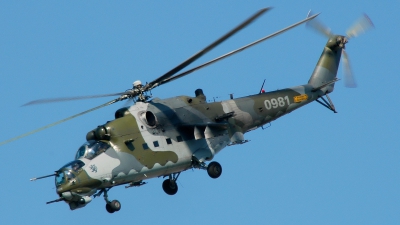 Photo ID 117881 by Radim Spalek. Czech Republic Air Force Mil Mi 35 Mi 24V, 0981